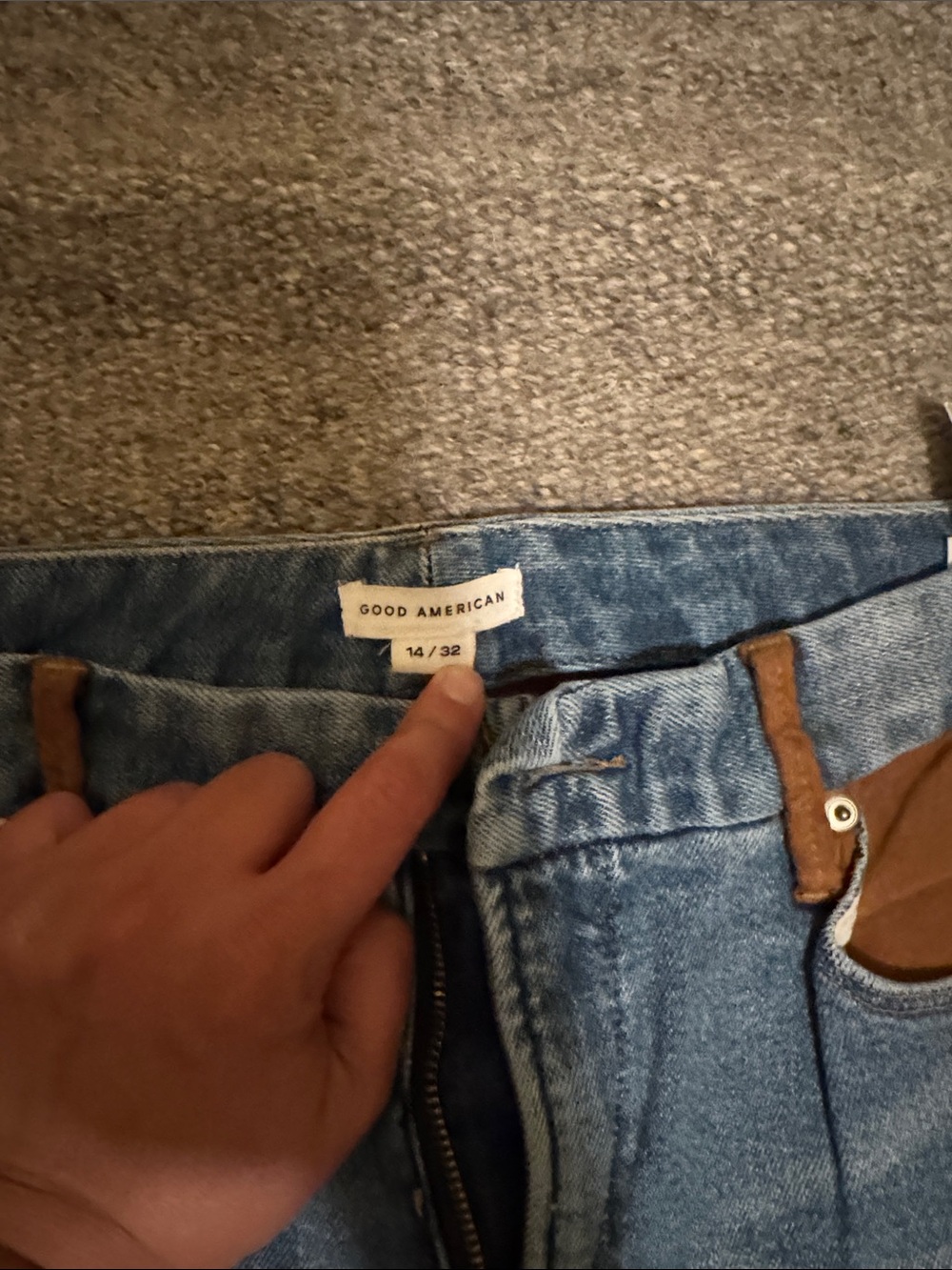 Good American Women’s Light Blue Denim Jeans - 14/32